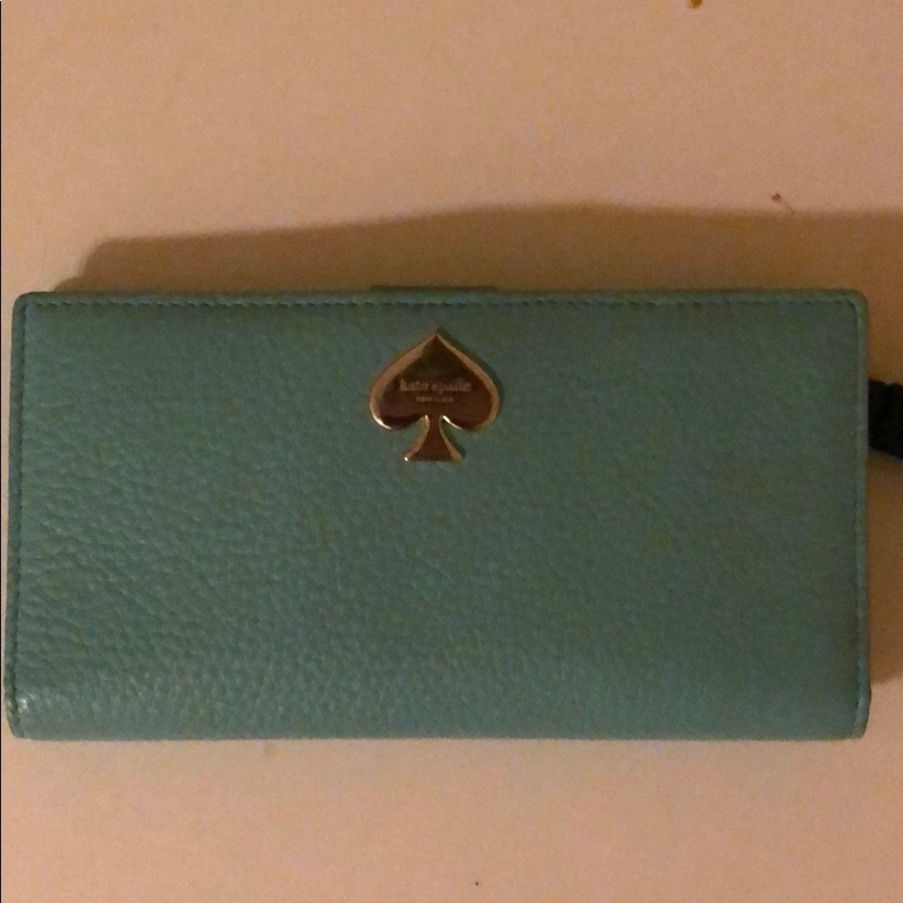 Teal hand bag from kate spade